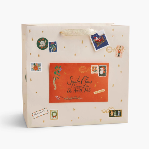 Letters to Santa Large Gift Bag - Rifle Paper Co