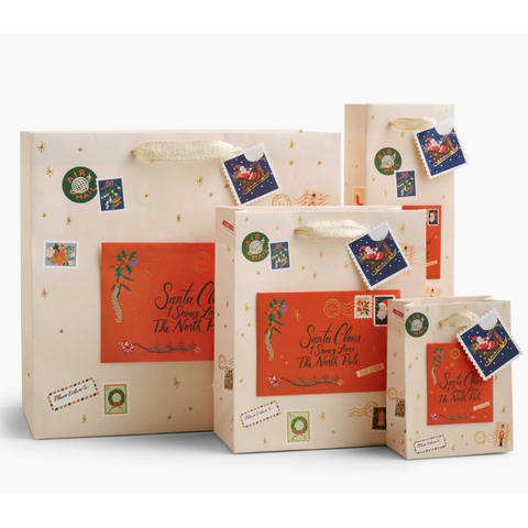 Letters to Santa Wine Gift Bag - Rifle Paper Co