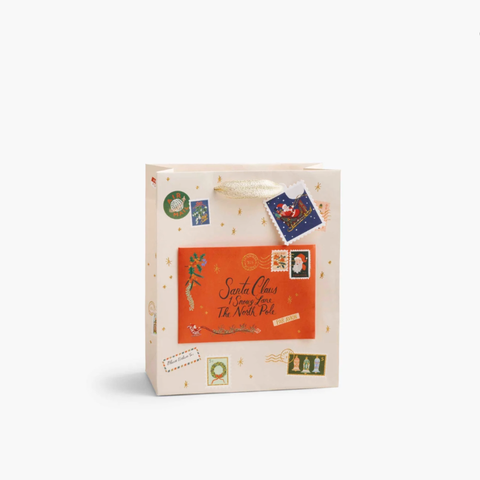 Letters to Santa Medium Gift Bag - Rifle Paper Co
