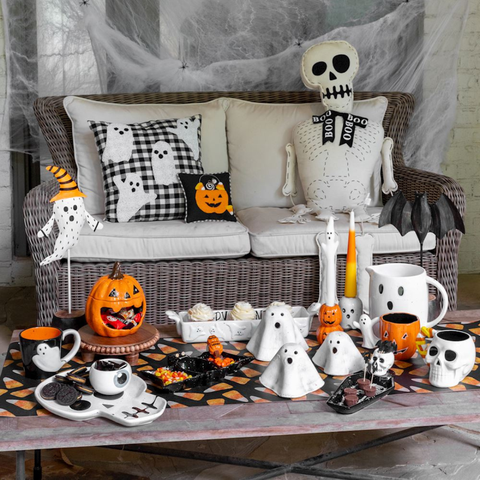 Life-Sized Skeleton Sitter