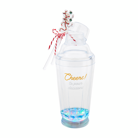 Light-Up Cocktail Shaker Set - Cheers! To Pour Decisions