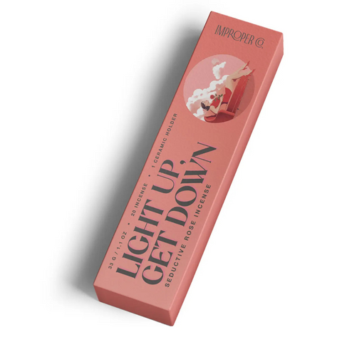 Light Up, Get Down Incense (Seductive Rose) - Improper Co.