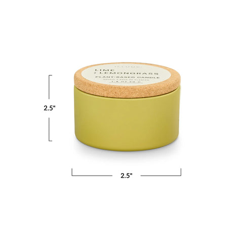 Lime & Lemongrass Verde Tin with Cork Lid
