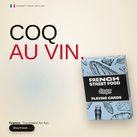 Lingo Playing Cards - French Street Food