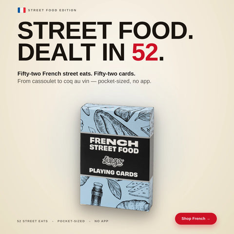 Lingo Playing Cards - French Street Food
