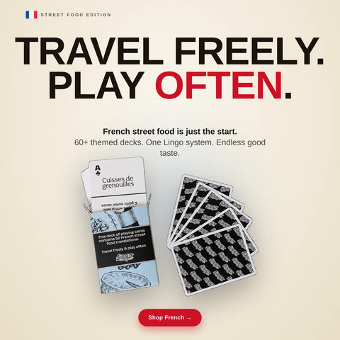 Lingo Playing Cards - French Street Food