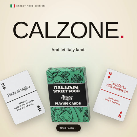 Lingo Playing Cards - Italian Street Food