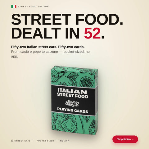 Lingo Playing Cards - Italian Street Food