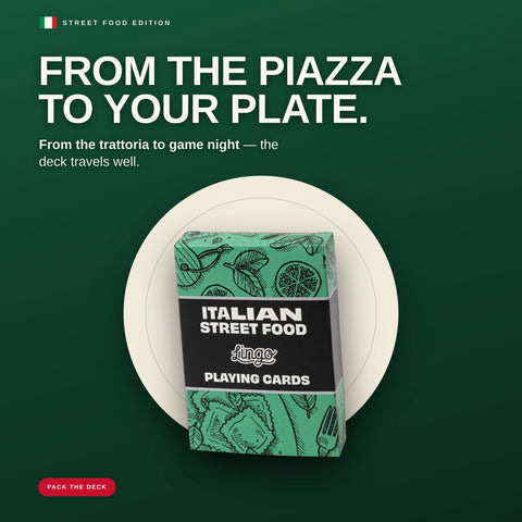 Lingo Playing Cards - Italian Street Food