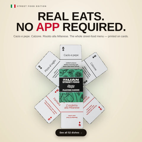 Lingo Playing Cards - Italian Street Food