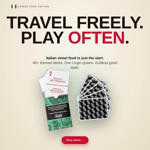 Lingo Playing Cards - Italian Street Food