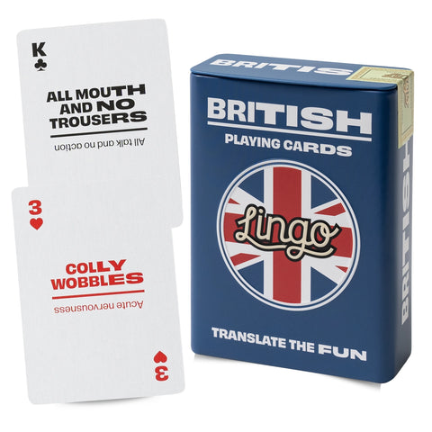 Lingo Playing Cards Gift Tin - British Slang