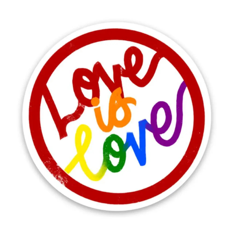 Love Is Love - Circle Sticker