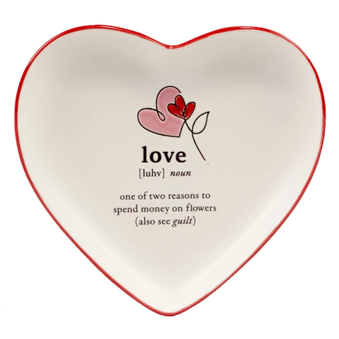 Love Heart Shaped Tid Bit Plate