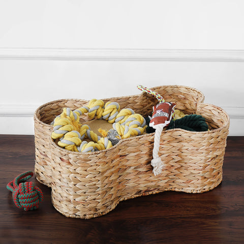 Loxley Pet Storage Basket, Natural - Small