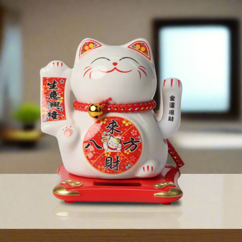 Lucky Cat With Waving Arm