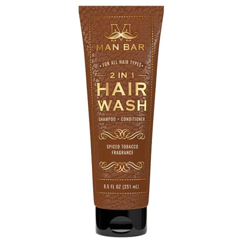 MAN BAR® 2 in 1 Hair Wash - Spiced Tobacco