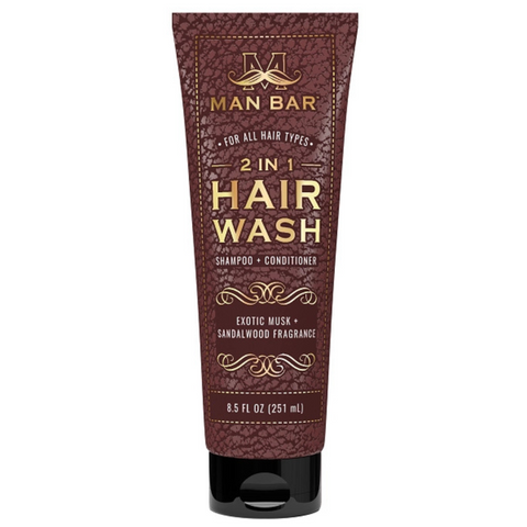 MAN BAR® 2 in 1 Hair Wash - Exotic Musk & Sandalwood