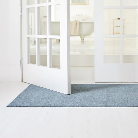 Chilewich Martha by Martha Stewart Heathered Shag Mats - Sea