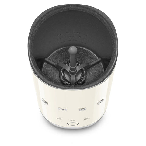 SMEG Retro Style Mini Milk Frother, Cream