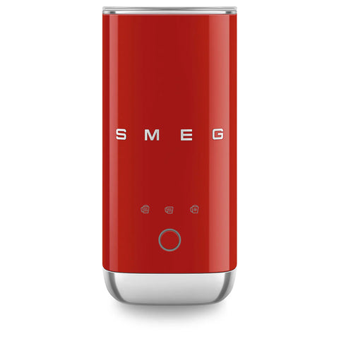 SMEG Retro Style Mini Milk Frother, Red