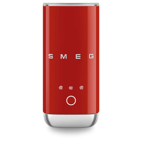 SMEG Retro Style Mini Milk Frother, Red