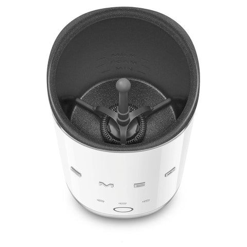 SMEG Retro Style Mini Milk Frother, White