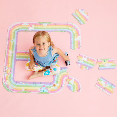 Magic Rainbow Jumbo Track Floor Puzzle