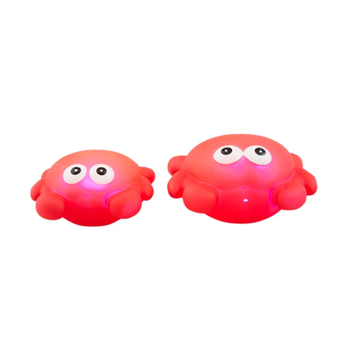 Mama & Baby Light-Up Bath Toy Set - Crab