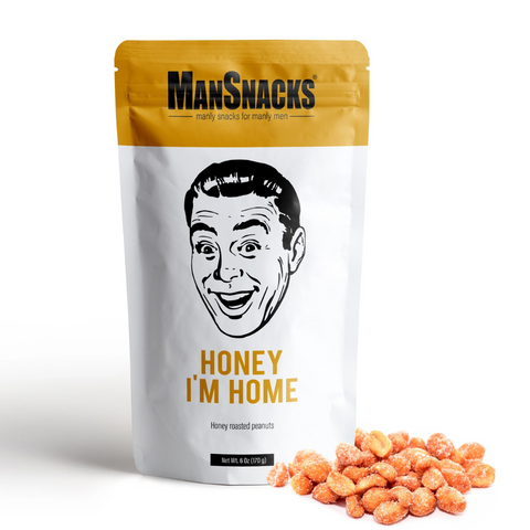 ManSnacks® Honey I'm Home Honey Roasted Peanuts
