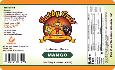 Habby Fruit Mango Hot Sauce