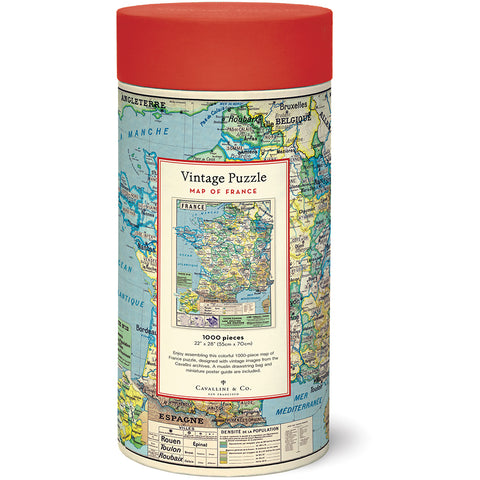 Map Of France Puzzle - Cavallini