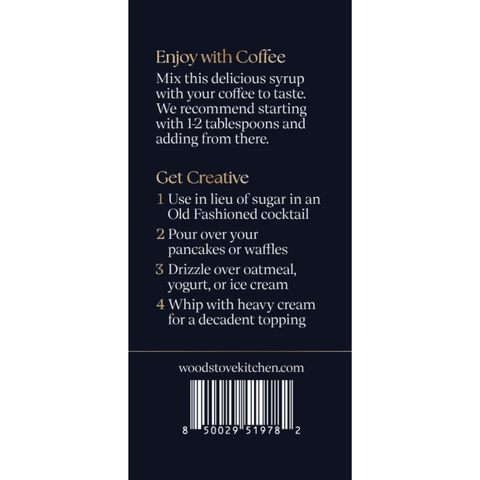 Maple Brown Sugar Coffee & Cocktail Syrup - Wood Stove Kitchen
