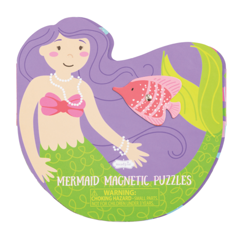 Mermaid Magnetic Puzzle Book