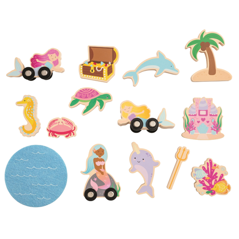 Mermaid Wood Toy Set