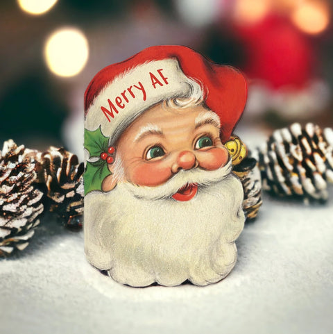 Merry AF Card - Bad Betty Greeting Co.