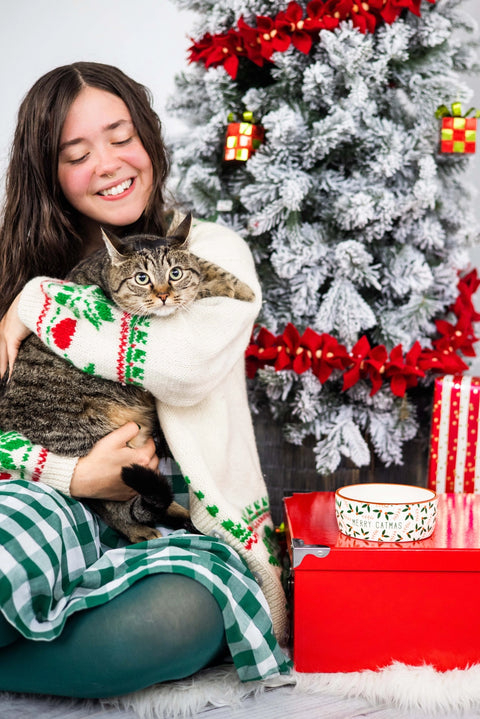 Merry Catmas Feeding Bowl