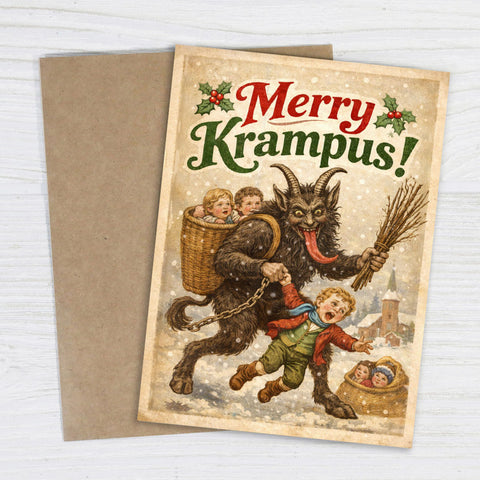 Merry Krampus! - Bad Betty Greeting Co.