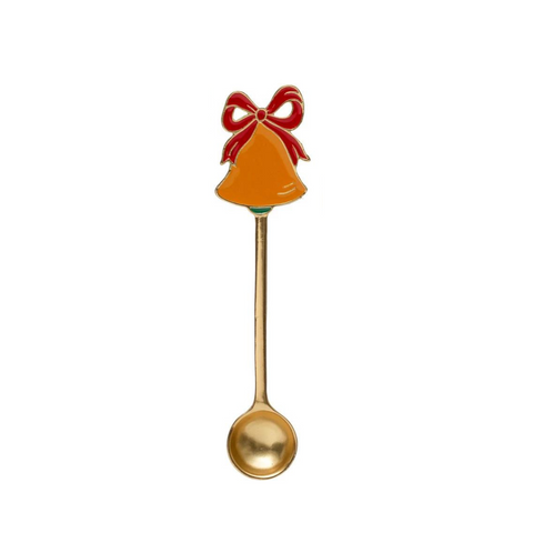 Merry & Bright Holiday Icon Demitasse Spoon, Bell