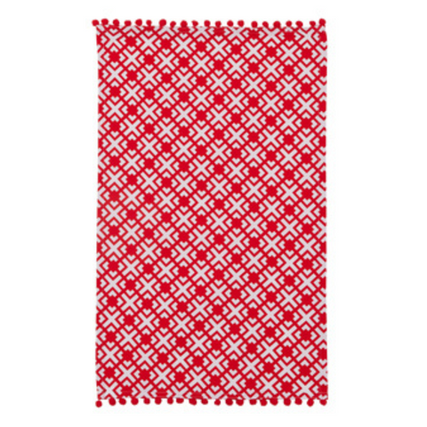 Merrymaking Motif Tea Towel - B