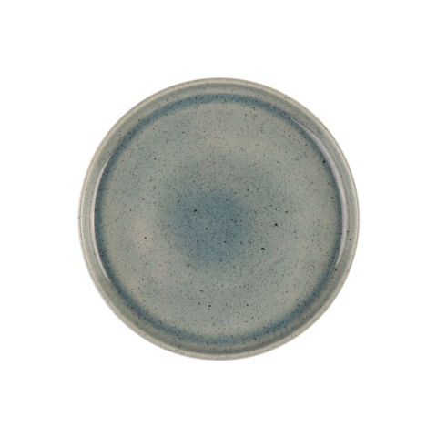 Mesa Ceramics Uno Speckle Stoneware Dessert Plate - Blue