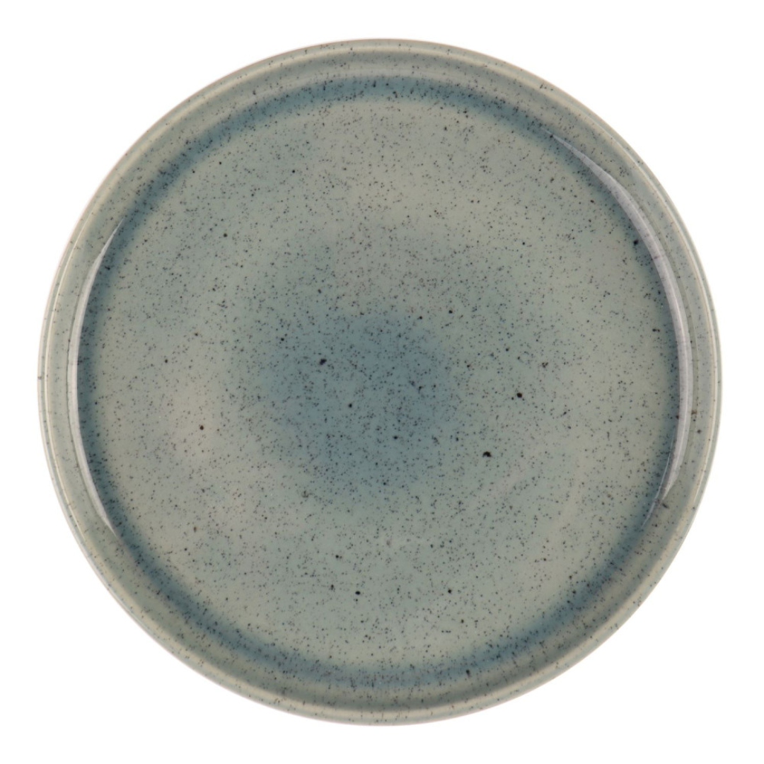 Mesa Ceramics Uno Speckle Stoneware Dinner Plate - Blue