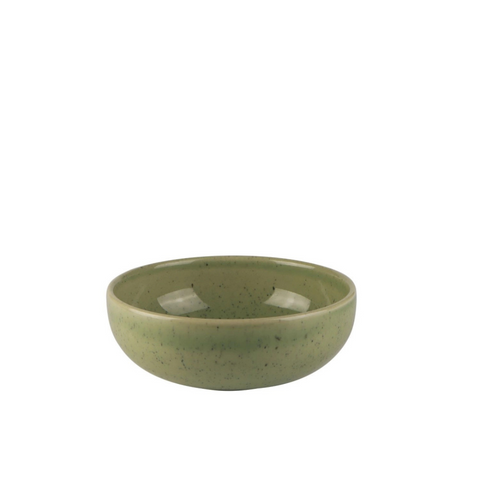 Mesa Ceramics Uno Speckle Stoneware Dip Bowl - Green