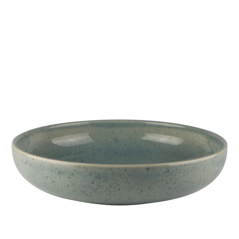 Mesa Ceramics Uno Speckle Stoneware Pasta Bowl - Blue