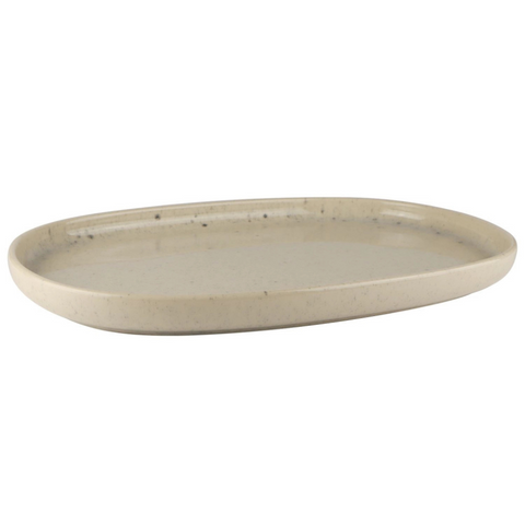 Mesa Ceramics Uno Speckle Stoneware Platter - Beige
