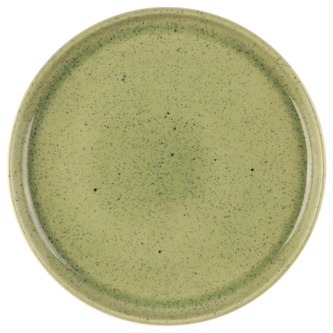 Mesa Ceramics Uno Speckle Stoneware Presentation Plate - Green
