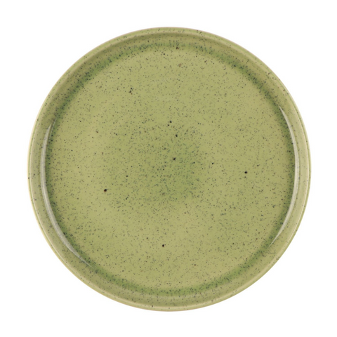 Mesa Ceramics Uno Speckle Stoneware Salad Plate - Green