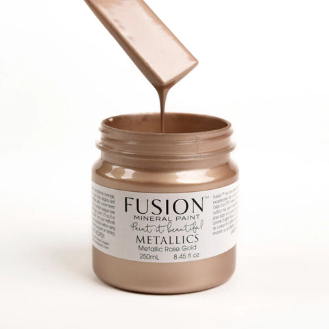 Rose Gold Metallic Paint - Fusion Mineral Paint, Tester 1.25oz/37ml