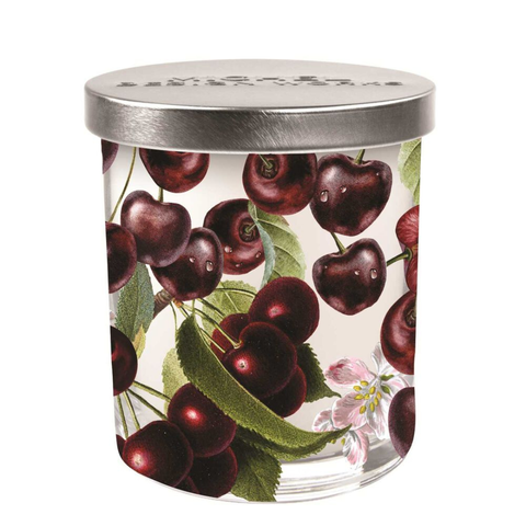 Michel Design Works Dark Cherry Decorative Glass Candle