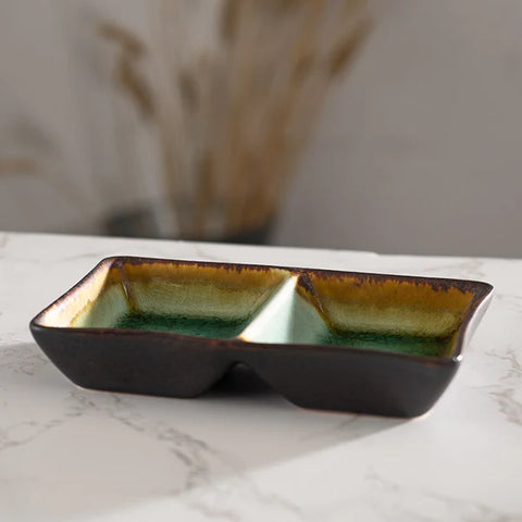 Midori Kanyu Divided Sauce Dish